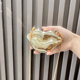 Golden Mini Clutch Bag