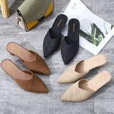 Pointed-Toe Heeled Sandals - AfterAmour