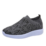 Pixel Prism Knit Sneakers - AfterAmour
