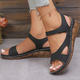 Low Wedge Sandals - AfterAmour