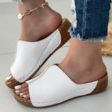 Solid Band Sandals - AfterAmour