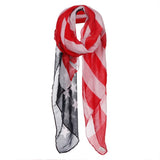 Red, White & Blue Oblong American Flag Scarf
