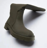 Edge Platform Thigh-High Boots - AfterAmour