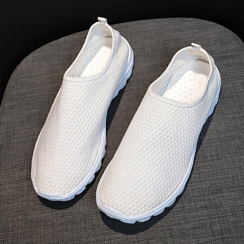 Print Breathable Slip-on Sneakers - AfterAmour