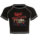 Women's Y2K Gothic Cartoon Print T-Shirt