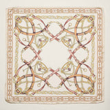 Equestrian Chain and Harness Print Square Bandana Scarf