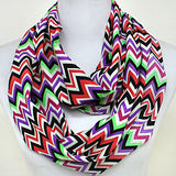 Funky Chevron Polyester Infinity Spring Scarf