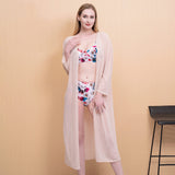 Solid Cover Up Kimono Poncho