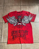 Gothic Skull Affliction Graphic Tee