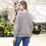 Solid Color Ribbed Sweater
