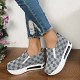 Embroidered Platform Sneakers - AfterAmour