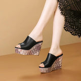 Weaved Wedge Heels - AfterAmour