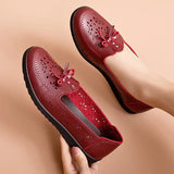 Leather Loafer Flats - AfterAmour