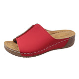 Solid Band Sandals - AfterAmour