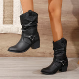 Buckled Ridgewalker Cowboy Boots - AfterAmour
