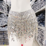 High Waist Glitter Shorts - AfterAmour