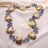 Charoite Chiped Choker - AfterAmour