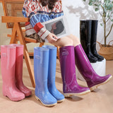Bold Knee-High Rain Boots - AfterAmour