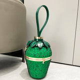 Crystal Berry Luxe Strawberry Bag - AfterAmour