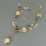 Keshi Pearl Filled Necklace