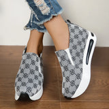 Embroidered Platform Sneakers - AfterAmour
