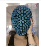 Spiked Crystal Mask Hood Helmet - AfterAmour