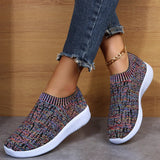 Pixel Prism Knit Sneakers - AfterAmour