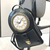 Crimson Timekeeper Clock Backpack - AfterAmour