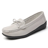 Round Toe Loafer Flats - AfterAmour