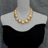 Beaded Coin Pearl Choker - AfterAmour