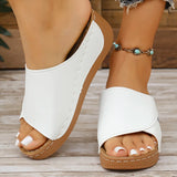 Half-Covered Slip-on Sandals - AfterAmour
