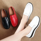 Hollow Print Platform Flats - AfterAmour