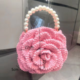 Crochet Flower Clutch Purse - AfterAmour