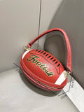 Gridiron Glam Football Handbag - AfterAmour