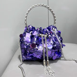 Sequin Messenger Handbag - AfterAmour