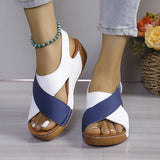 Cross-Band Summer Sandals - AfterAmour