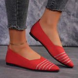 Pointed Knitted Flats