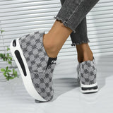 Patterened Platform Sneakers - AfterAmour