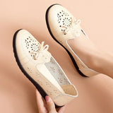 Leather Loafer Flats - AfterAmour