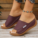 Half-Covered Slip-on Sandals - AfterAmour