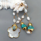 Island Bloom Pearlstone Necklace