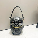 Owl-Shaped Handbag