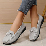 Round Toe Loafer Flats - AfterAmour