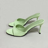 Round Toe Thin Heels - AfterAmour