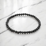 Rhinestone Pave Ball Stretch Bracelet