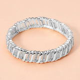 Stone Paved Stretch Bracelet
