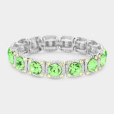 Crystal Rhinestone Stretch Bracelet