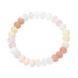 Resin Pebble Beaded Stretch Bracelet