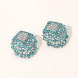 Crystal Embellished Stud Earrings