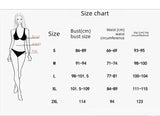 Printed beach swimming resort tube top shell sexy bikini ladies split swimsuit